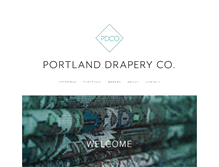 Tablet Screenshot of portlanddraperyco.com